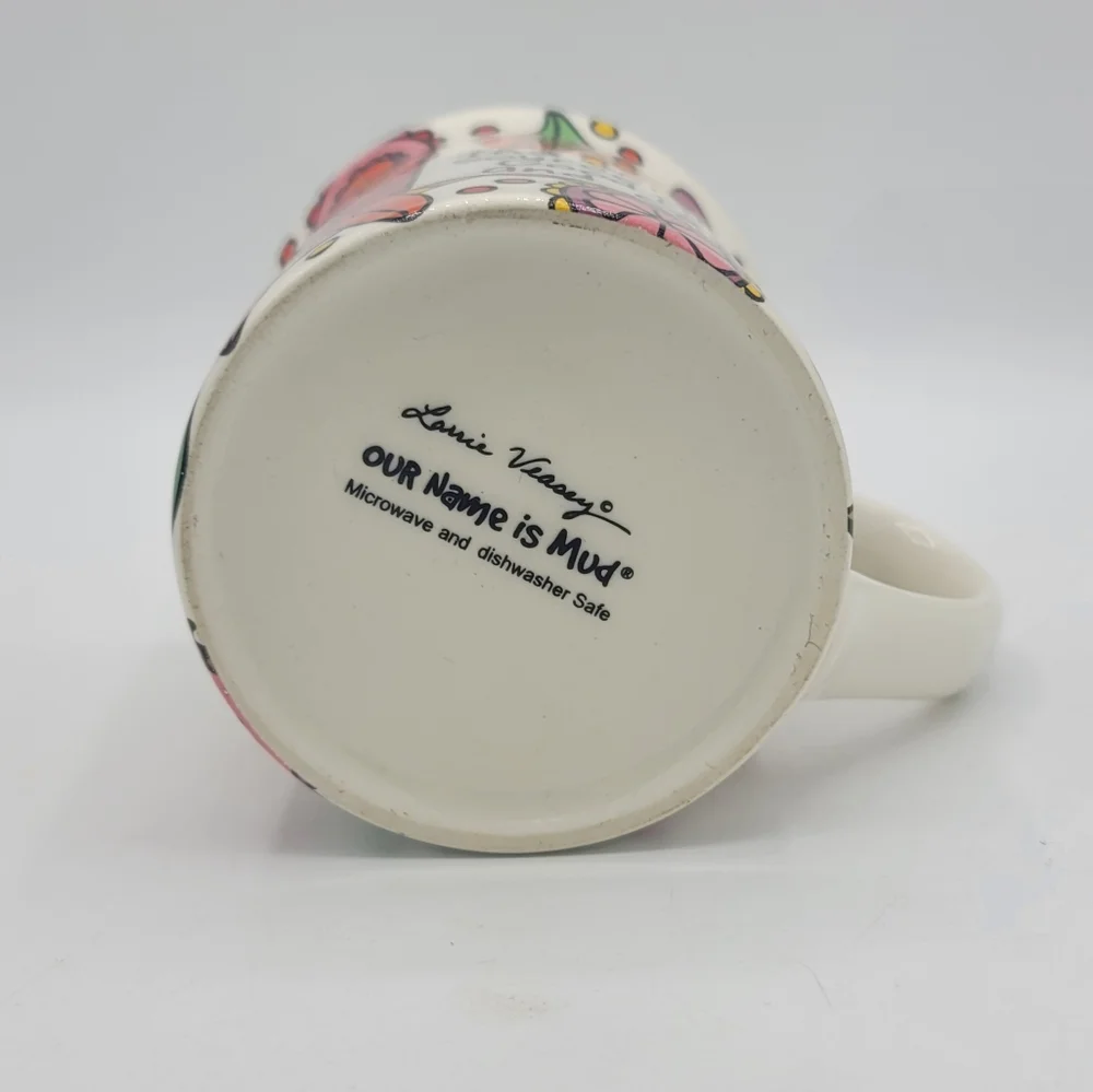 Our Name is Mud MOM Mug Lorrie Veasey Funny Floral Gift Like Mother Like Child - Picture 8 of 9